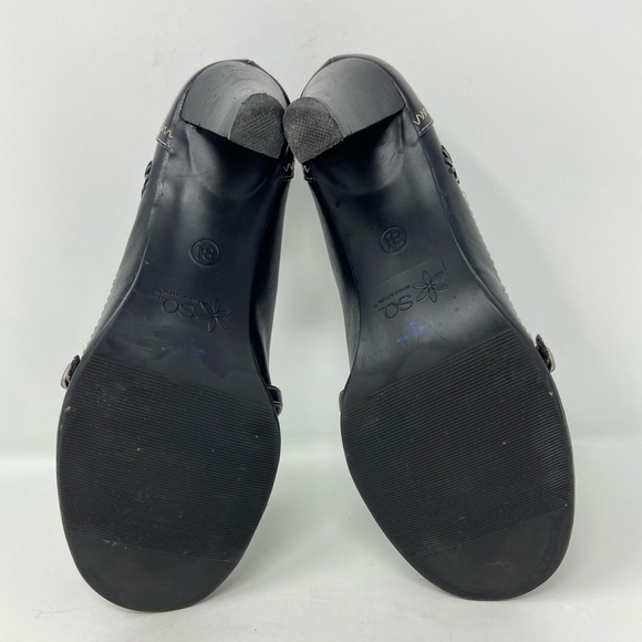 SO Faux Leather Mary Jane Pumps Womens Size 8.5 - Picture 8 of 10